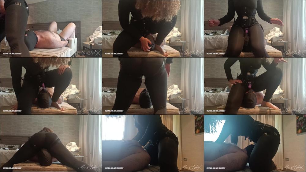 Spandex facefuck