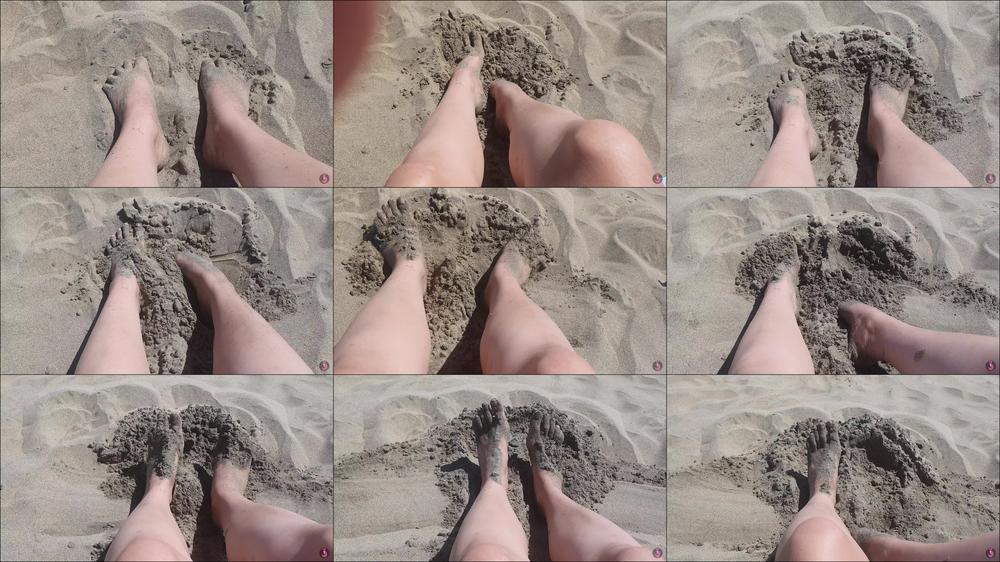 Playing With My Feet In The Sand