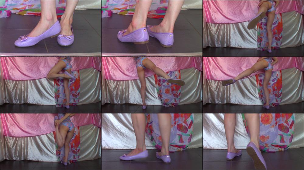 Ballet Flats Feet & Leg Flexing