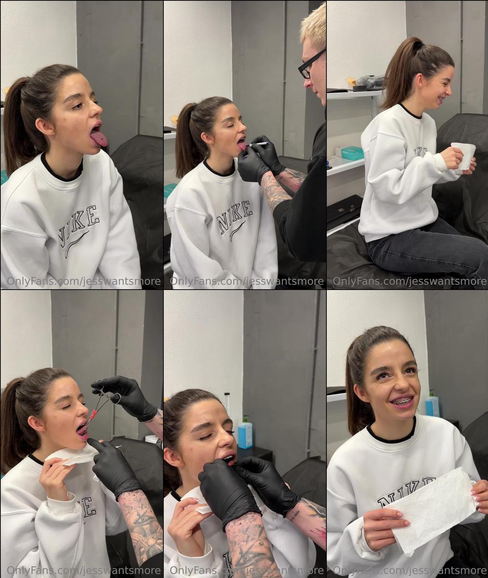 jesswantsmore 04 12 2022 2705947835 today i got my tongue pierced. do you like it