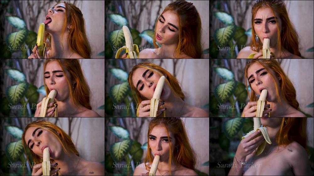 enjoying my banana