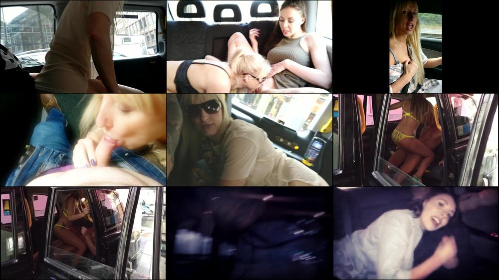Blonde Playing with Real London Taxi Drivers Cock