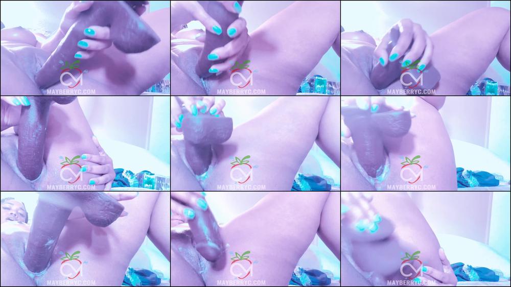 Creamy pussy with 10in. Dildo - August 27, 2021