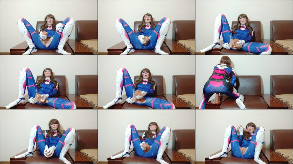 D.VA Cosplay - Play with a big dildo - Jul 13, 2020
