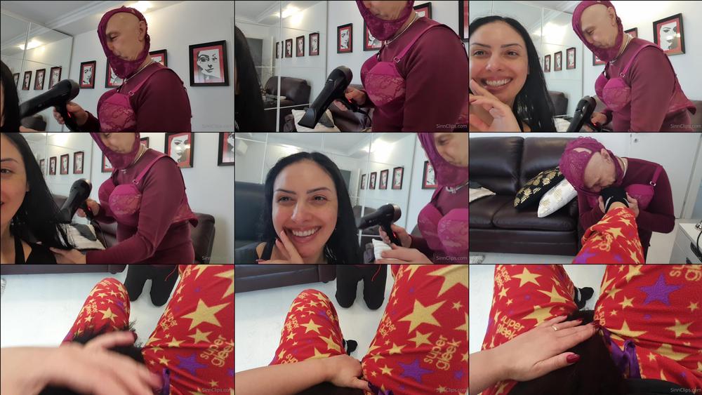 houseofsinn 02 04 2021 2071589191 UpCloseAndPersonal Just a regular day in My life. @sit_sinn drying My hair. I love to dre