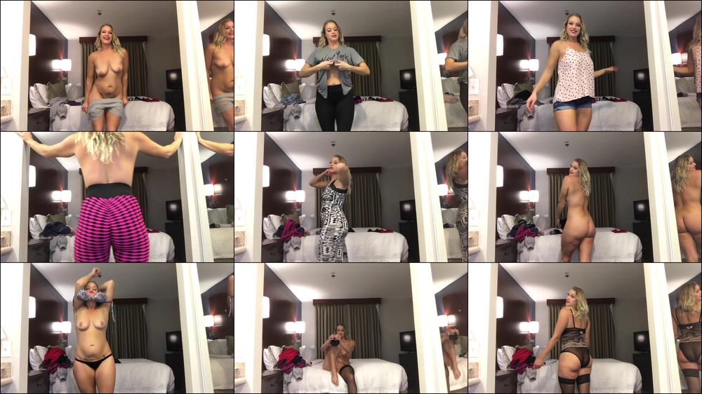 Paula Diamonds Tries on Clothes