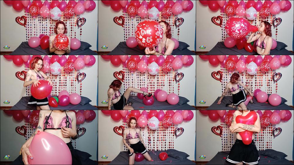 Regina's Valentine's Balloon Popping