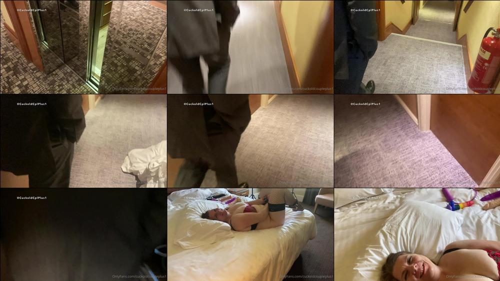 cuckoldcoupleplus1 03 08 2021 2181910687 Hotel Slut   Intro Scene Left by hubby for two guys to have fun with. A short video to set