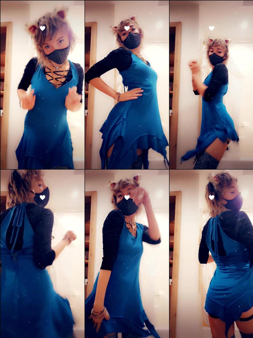 pixiepixelized 12 06 2020 419658228 â¥â°â§â«· Cat ears   the mask   garters   thigh highs   psytrance music totally belong 