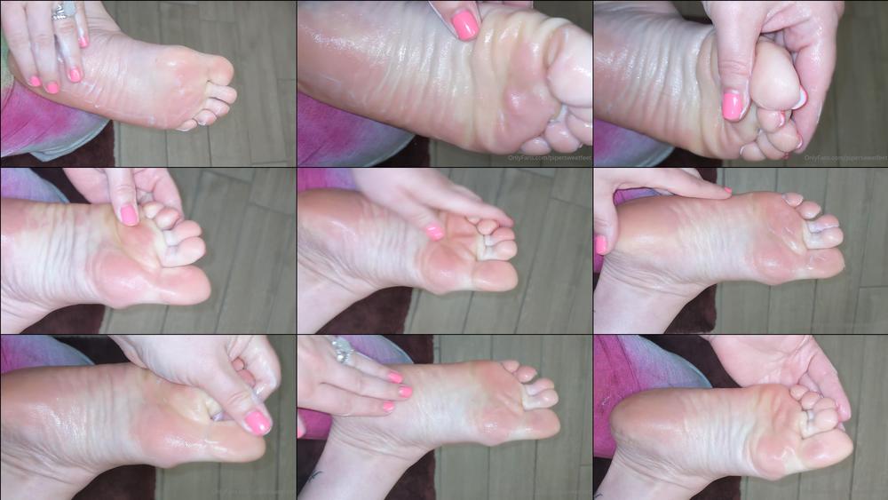 pipersweetfeet 07 09 2021 2214342859 rubbing lotion into my soles and talking dirty