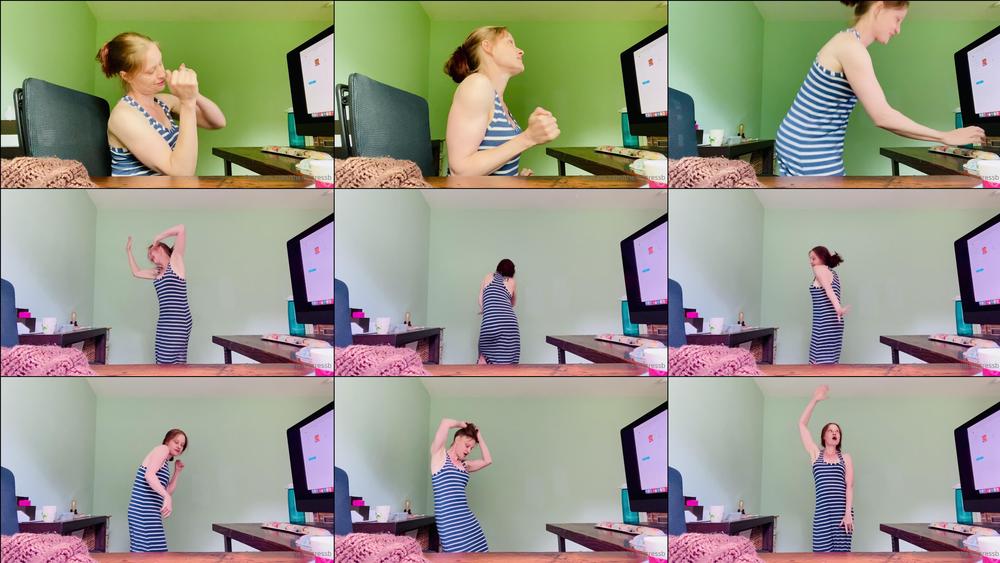 themistressb 07 07 2021 2130998941 It never fails; I sit down at my desk to get to work and a good song comes on.. What am I 