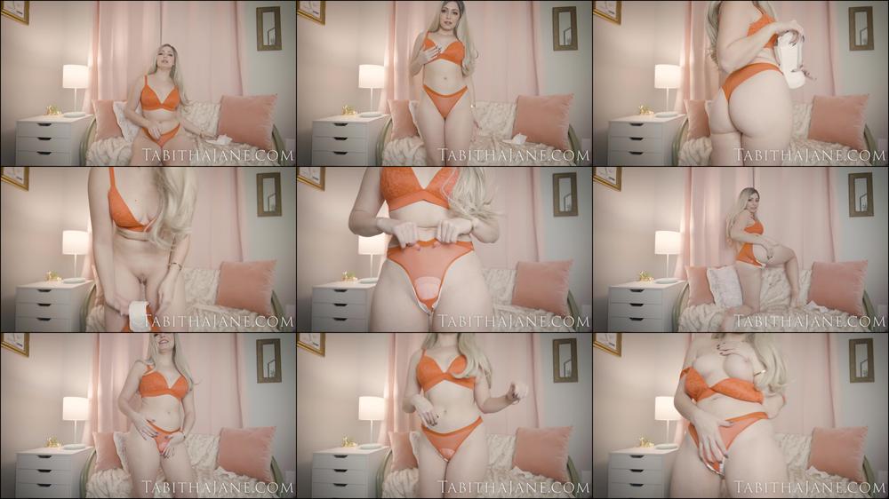 Sanitary Pad Tease and JOI