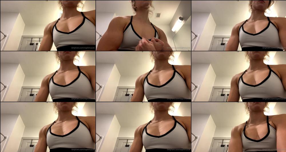 sophmuscle 10 12 2021 2297794241 1 minute straight pec bouncing per request. you guys can message what youâd like to see 