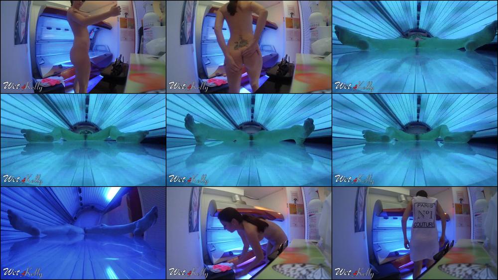 Wet Kelly Solarium Hidden Camera