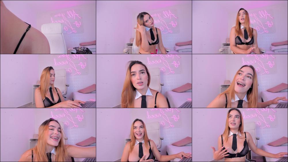 The Latina demonstrates her confidence, exploring her body