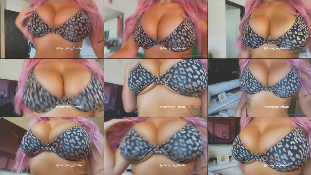emmybre_ 03 10 2021 2236872777 When I try to fit my tits in a Victoriaâs Secret bra 