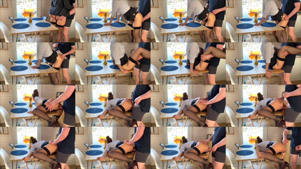 Business Bitch Assistant Lunch Break Quickie On A Desk