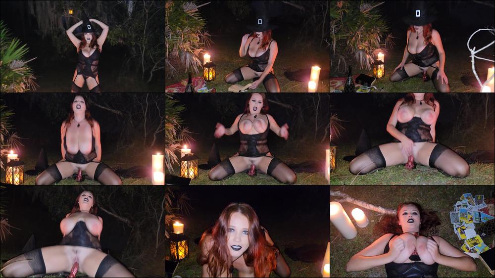 Halloween Goth Witch Sex Magic With Demon Dick