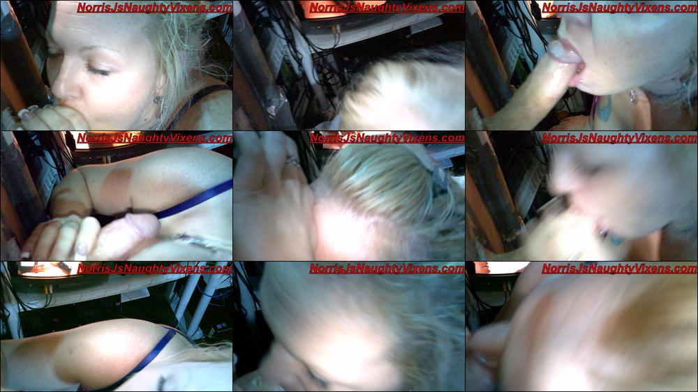 Jade the Blond bitch gives me head