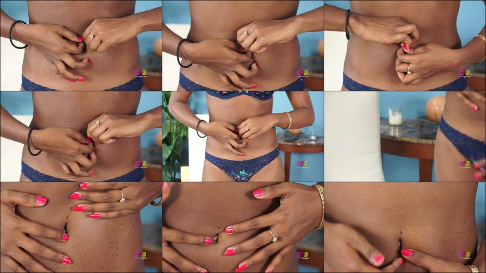 Angel Shows You Her Belly Button
