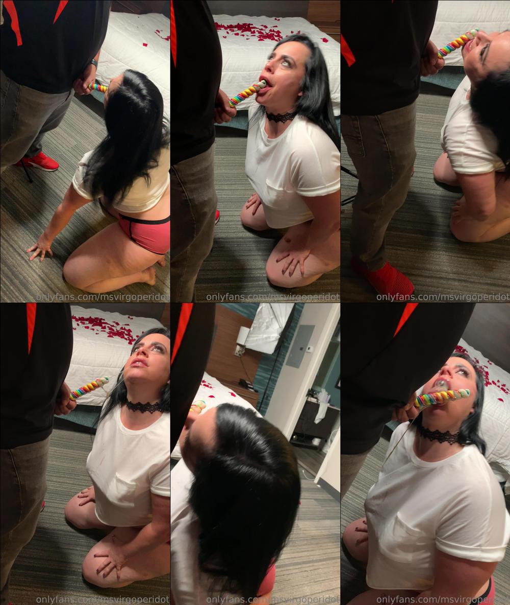 msvirgoperidot 02 03 2019 23834606 Sucking on a Lollipop wishing it was your dick   Sloppy as always  