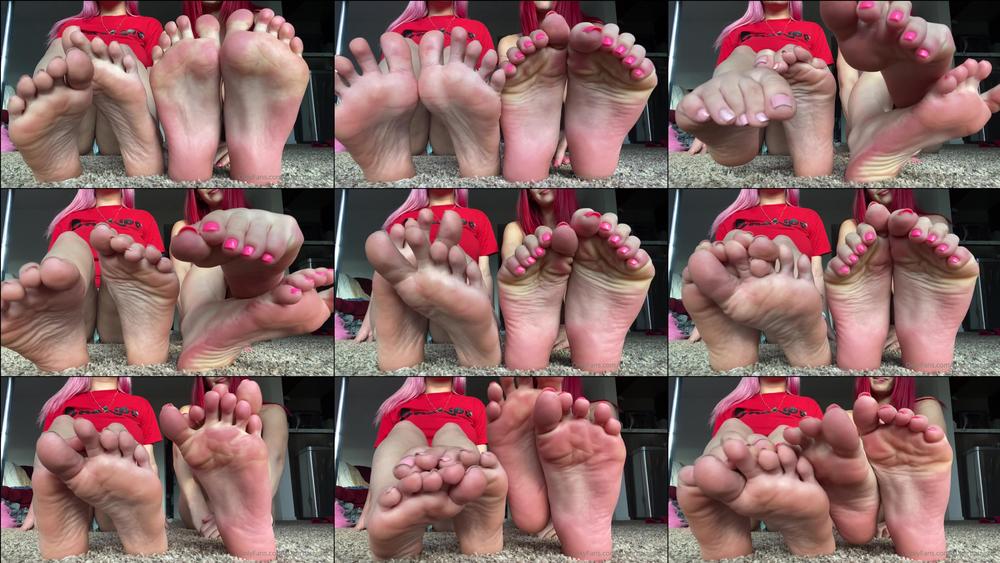 sugarbabystaci 19 05 2020 335477963 My best friend and I teasing you with our soles
