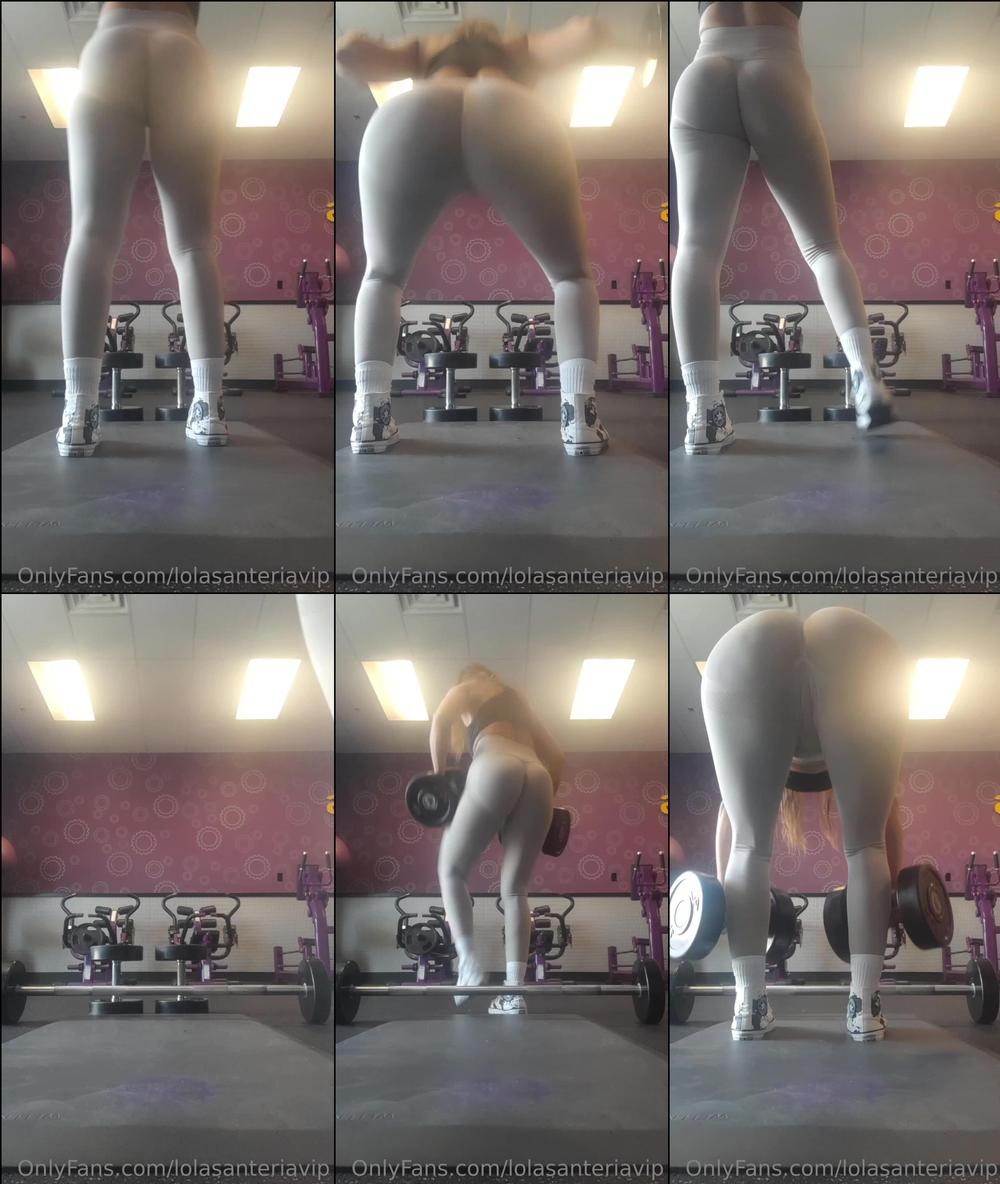 lolasanteriavip 543591644 2023 03 17 here s a peek of me stretchingwarming up before my lower body sesh doesn t my ass look juicy 2