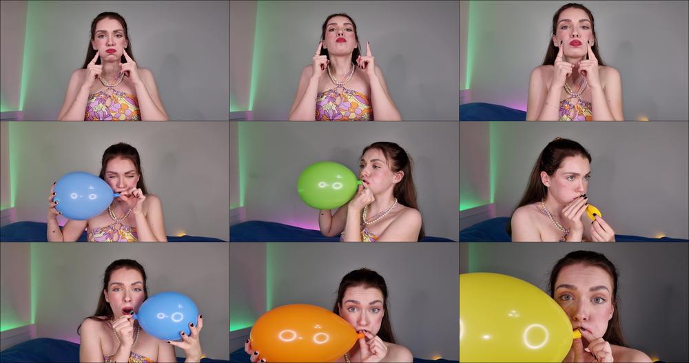 Balloon Blowing and Cheeks Puffing - August 12, 2022