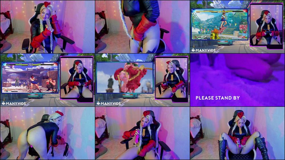 Cammy cosplay live stream 1 - July 12, 2022
