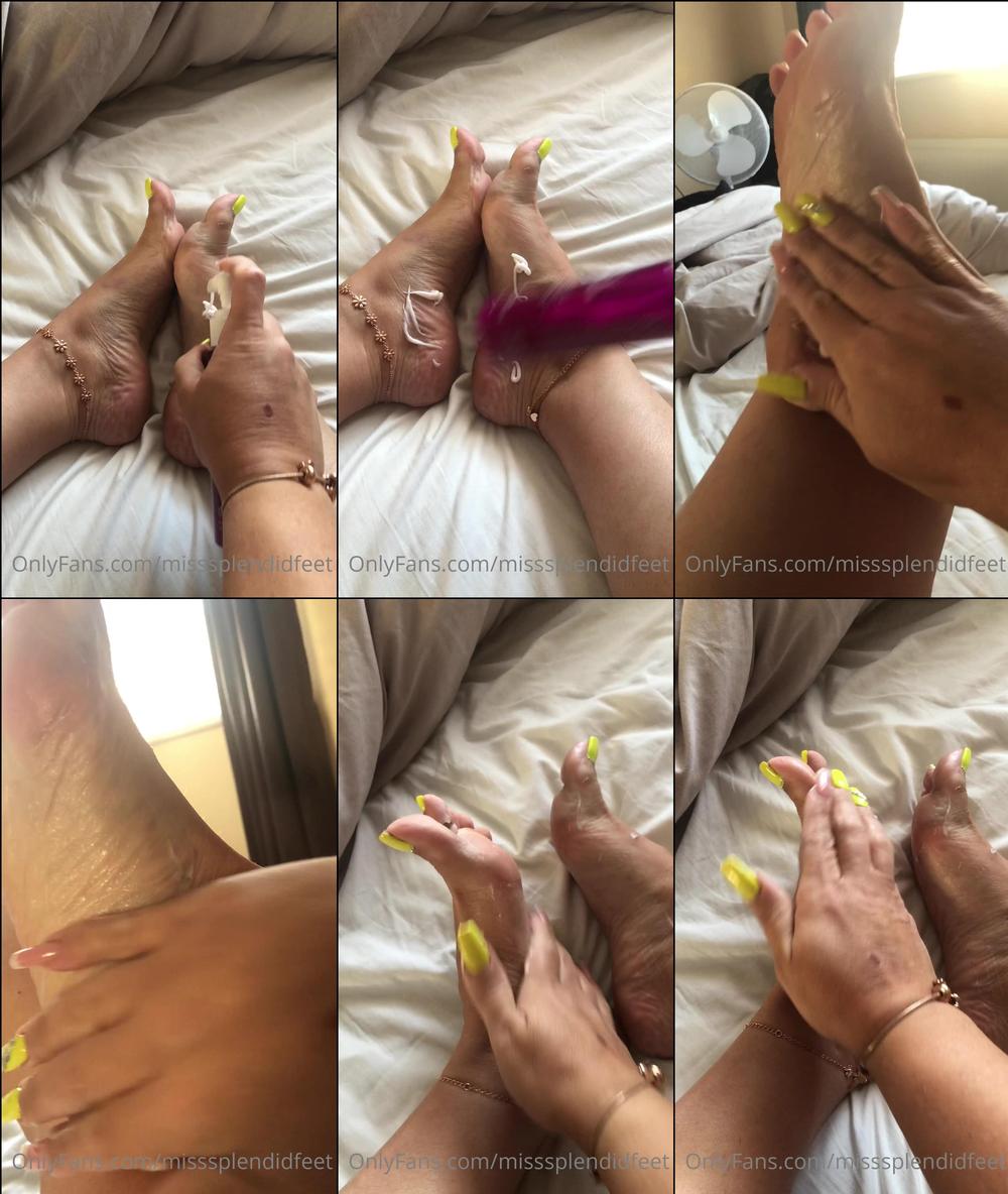 misssplendidfeet 01 09 2020 814879441 Sometimes need to apply cream by myself