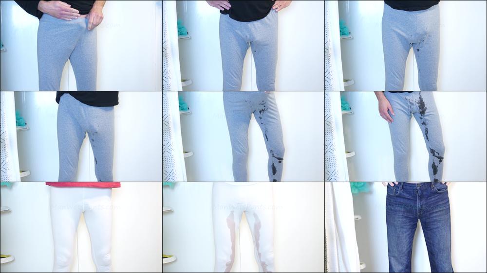 Dude Pees in Tights Twice