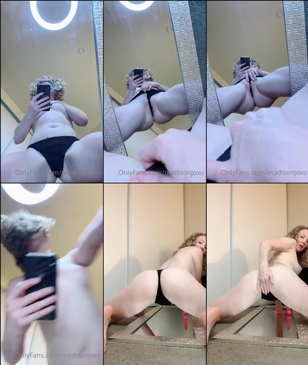 madisonjoxo 08 07 2020 513235415 Want to see a video of me riding a dildo  DM me âriding a dildoâ to see just that 