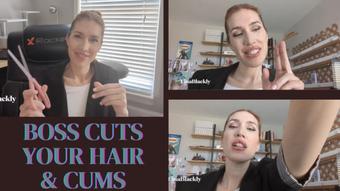 Haircut Punishment - Boss Cuts and Cums (LinaBlackly)