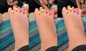 feetbysvett 03 11 2019 80563482 Do you think she likes her job  Would you love your job if you were her  Yes, I think so.  (feetbysvett)
