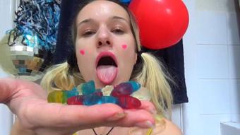 JELLY TINIES CHEWED Then Swallowed (Goddess Vanessa)