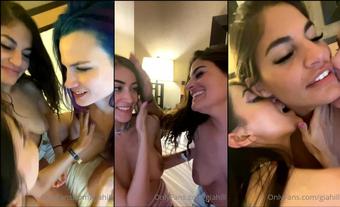 giahill 04 10 2022 2627270725 Lil 3 way Makeout with @dr_mylabanks   @luna_hayes  (giahill)