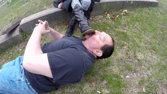 Goddess Lilith Public Outdoor Boot Worship (Goddess Lilith)