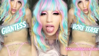 Giantess Teases, Sucks, and Fucks Tiny (moreshameless)
