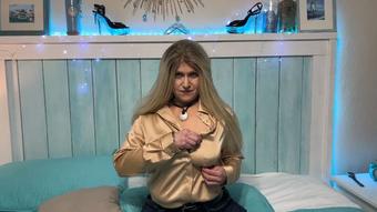 SATIN shirt TEASE/NIPPLE PLAY - Dec 4, 2021 (TabithaXXX)