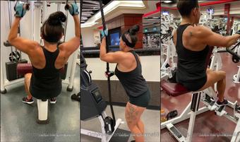 queenkarma69 01 08 2020 628436160 Back day  This whole gym session was solely dedicated to fine tuning the back. It's crazy  (queenkarma69)