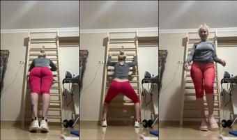 mikagray 20337218 coz u guys wanted to see me workout . 1.here is a bit of finnale workout . 1.streching love u all my fans 1 (mikagray)