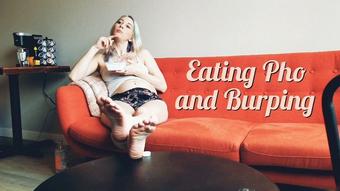Eating pho and burping - Aug 25, 2021 (Lanalocks)