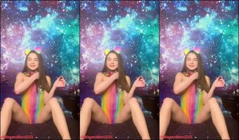 Meganmarxxx Smoke And Tease In Rainbow Lingerie (MeganMarxxx)