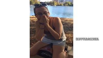 Public Sybian Ride at Orlando Pride Fest (happylilcamgirl)