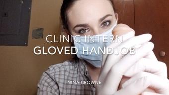 Nina Crowne Clinic Intern Gloved Handjob (Nina Crowne)