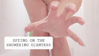 Spying on the Showering Giantess - January 12, 2022 (AlleriaMystic)