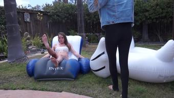 Madison n Vivian Smoke on Inflatables (Custom Fetish)