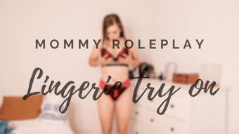MOMMY LINGERIE TRY-ON (TindraFrost)