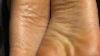 Extreme Close Up Of Ebony Soles (Pink Foxx)