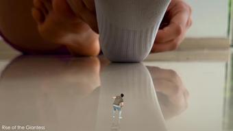 RISE OF THE GIANTESS - A Tiny Man To Squish - Giantess Gabriela 4K (RISE OF THE GIANTESS)